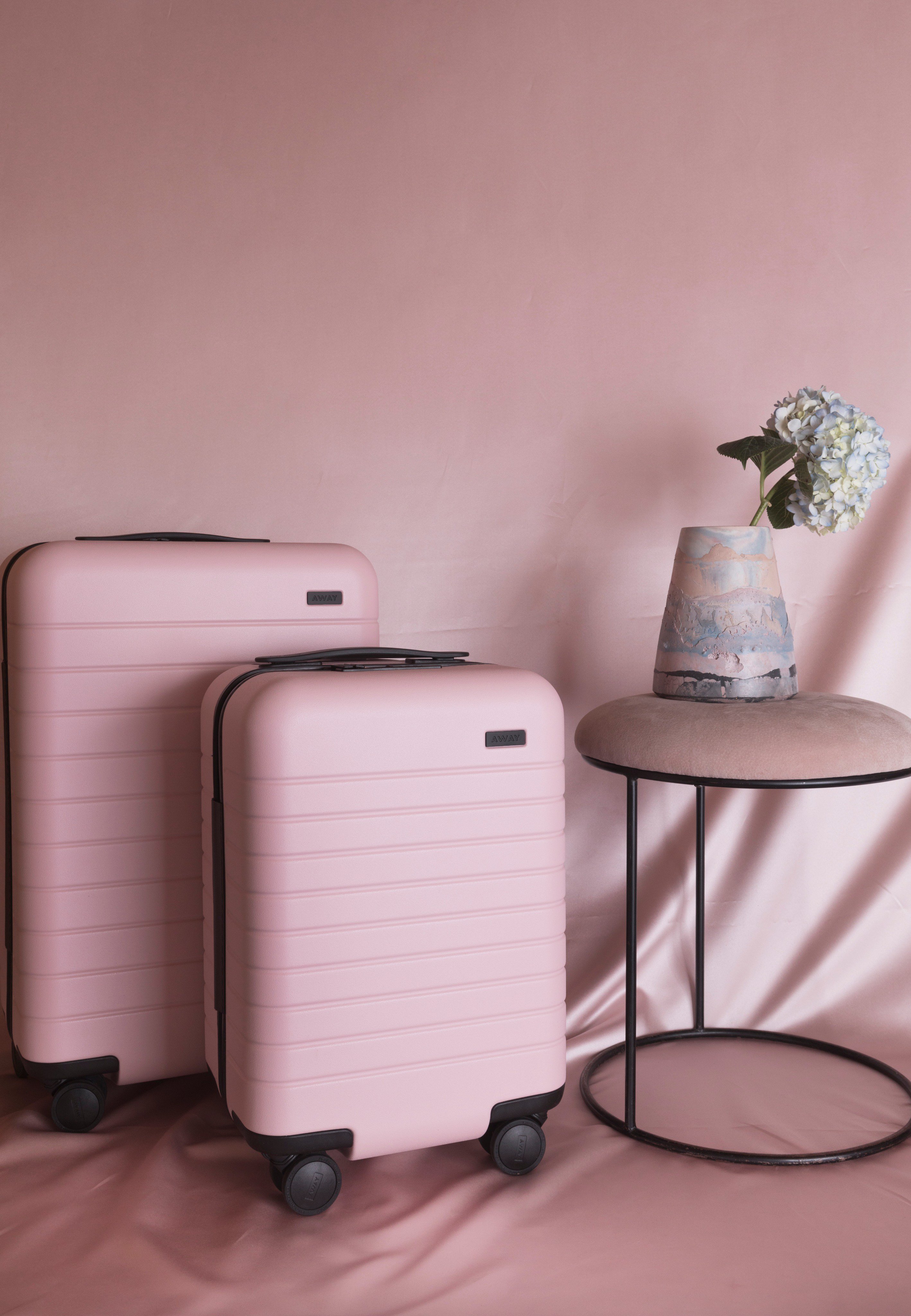Away blush luggage new arrivals