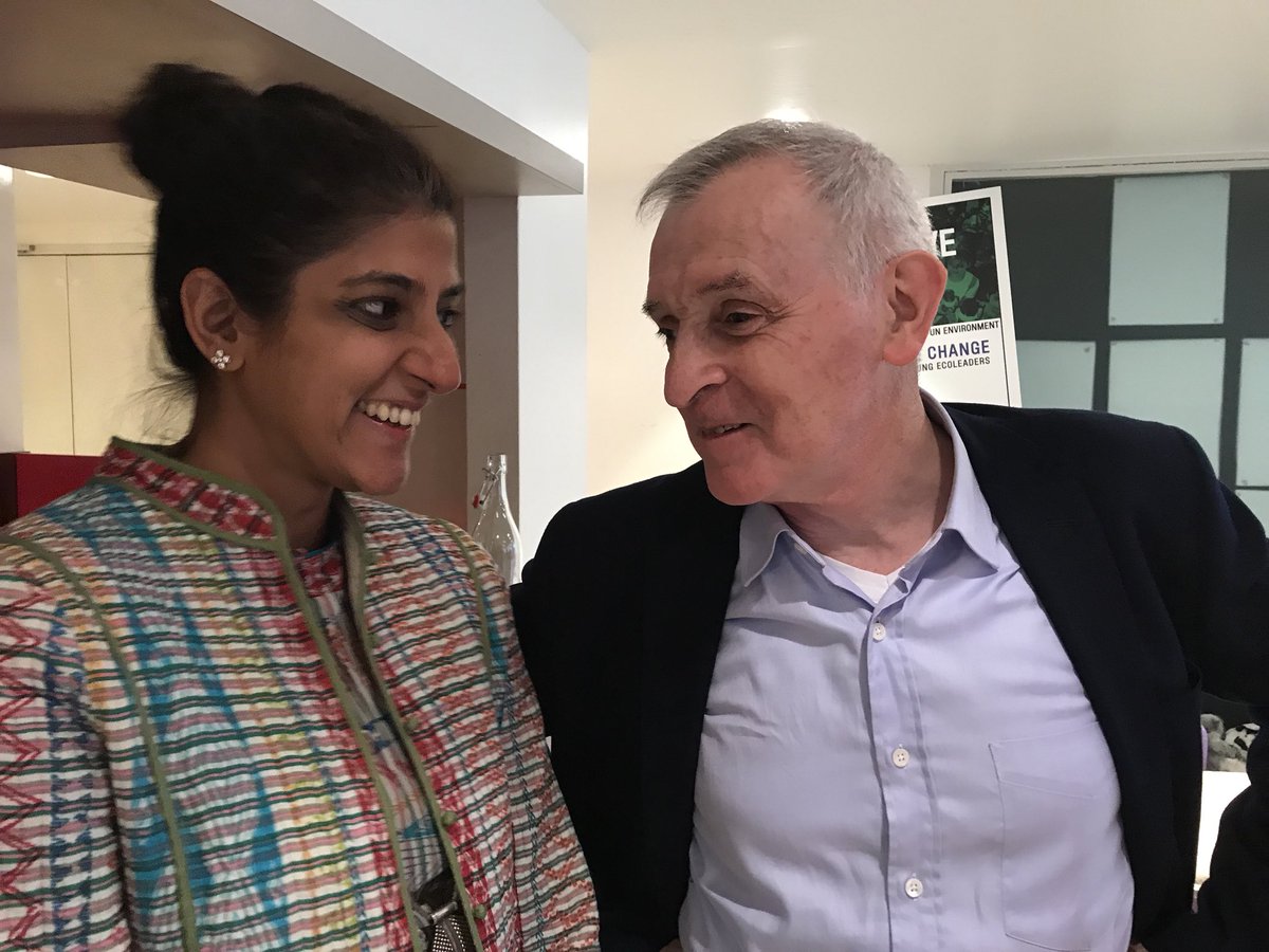 marinefranchot's tweet photo. Fight against climate change with an inspiring woman @arcnoid and Jean Jouzel @Artofchange21 #LeConclave2017 https://t.co/YHYTqlbeLn