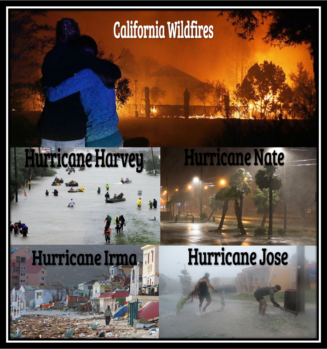 tanifitz's tweet photo. I would like to express my sorrow for all affected by these disasters.
Let's not forget them and their need for assistance.  #talkwitht https://t.co/rdnqvz4JJk