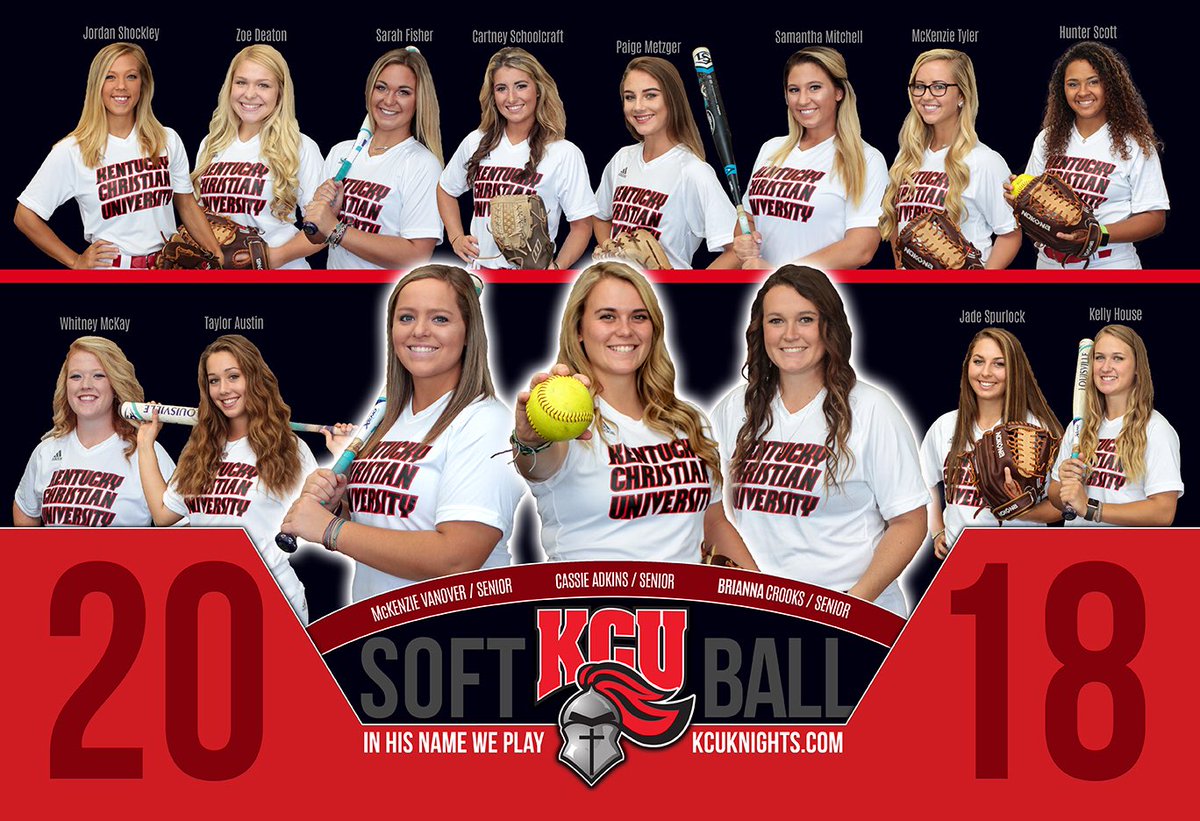 GoKnightsSB's tweet photo. 2017/18 KCU Softball poster! https://t.co/tk96LWIKyR
