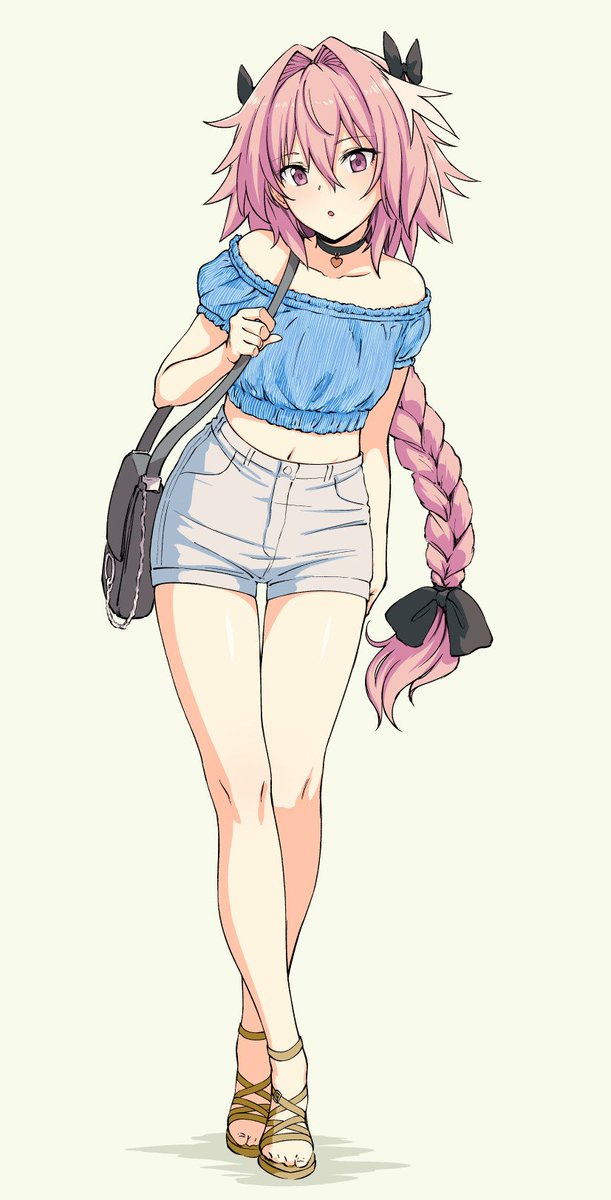 Pink haired anime trap