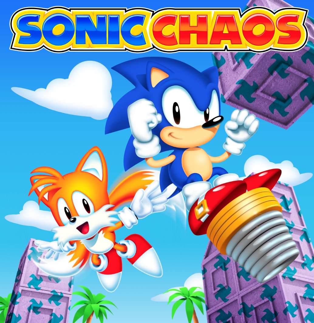 A+Start Son of a Glitch ✪ on X: I remade Sonic Chaos' title screen as if  it was a 16-bit game. Really enjoyed putting this together. I might do  more!  /