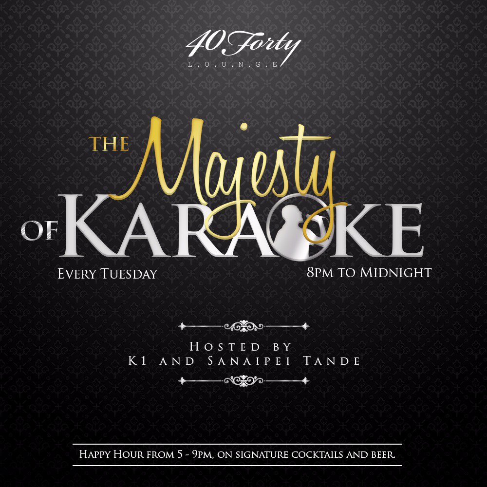 McfcEddie's tweet photo. Best karaoke in town let's come sing our hearts out @Official40Forty  cc @Sanaipei_Tande @lynn_wambui254 https://t.co/c6jlHAsN9V