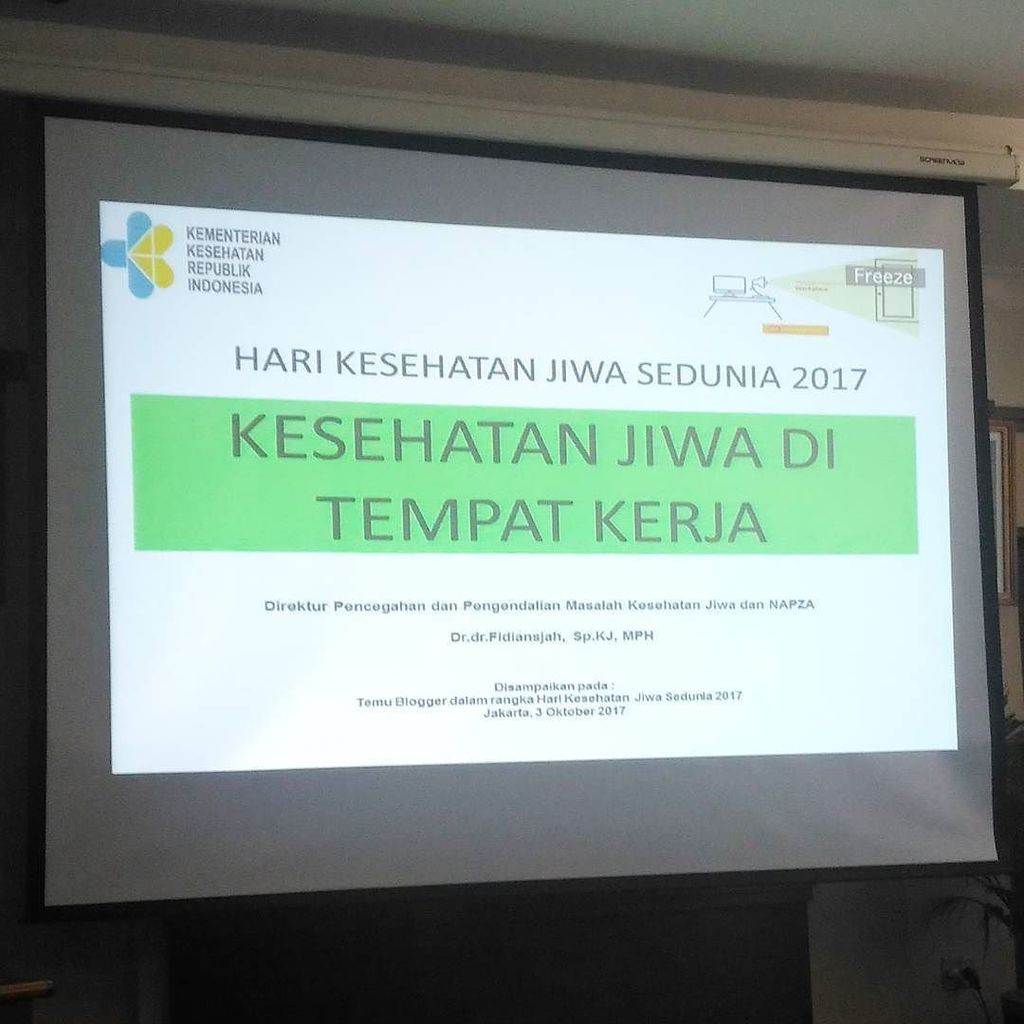 namakuhanni's tweet photo. setiap tanggal 10 Oktober : Hari Kesehatan Jiwa Dunia
#HKJS2017 #SehatJiwadiTempatkerja https://t.co/TifOvbD6ku https://t.co/BPK5hmWPO9