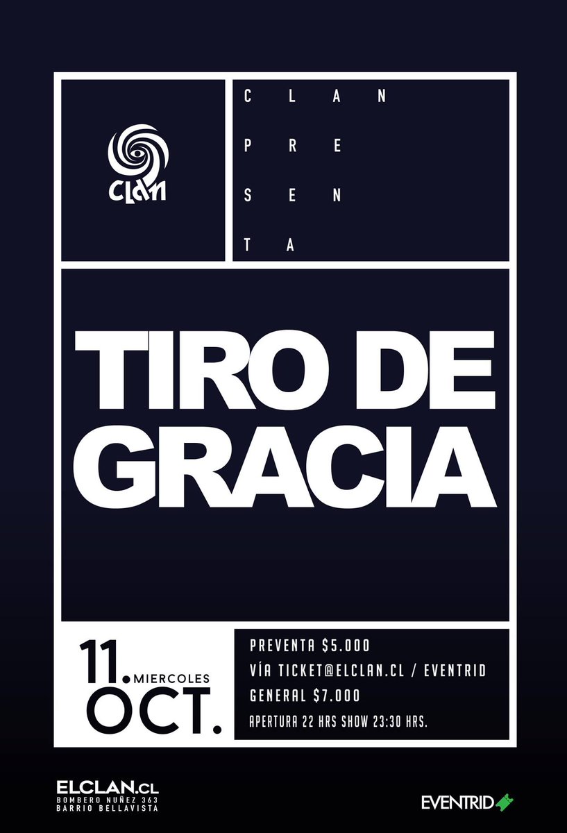 <a href="/TirodeGraciaJPS/">Tiro de Gracia</a> en <a href="/BarElClan/">Bar El Clan</a>