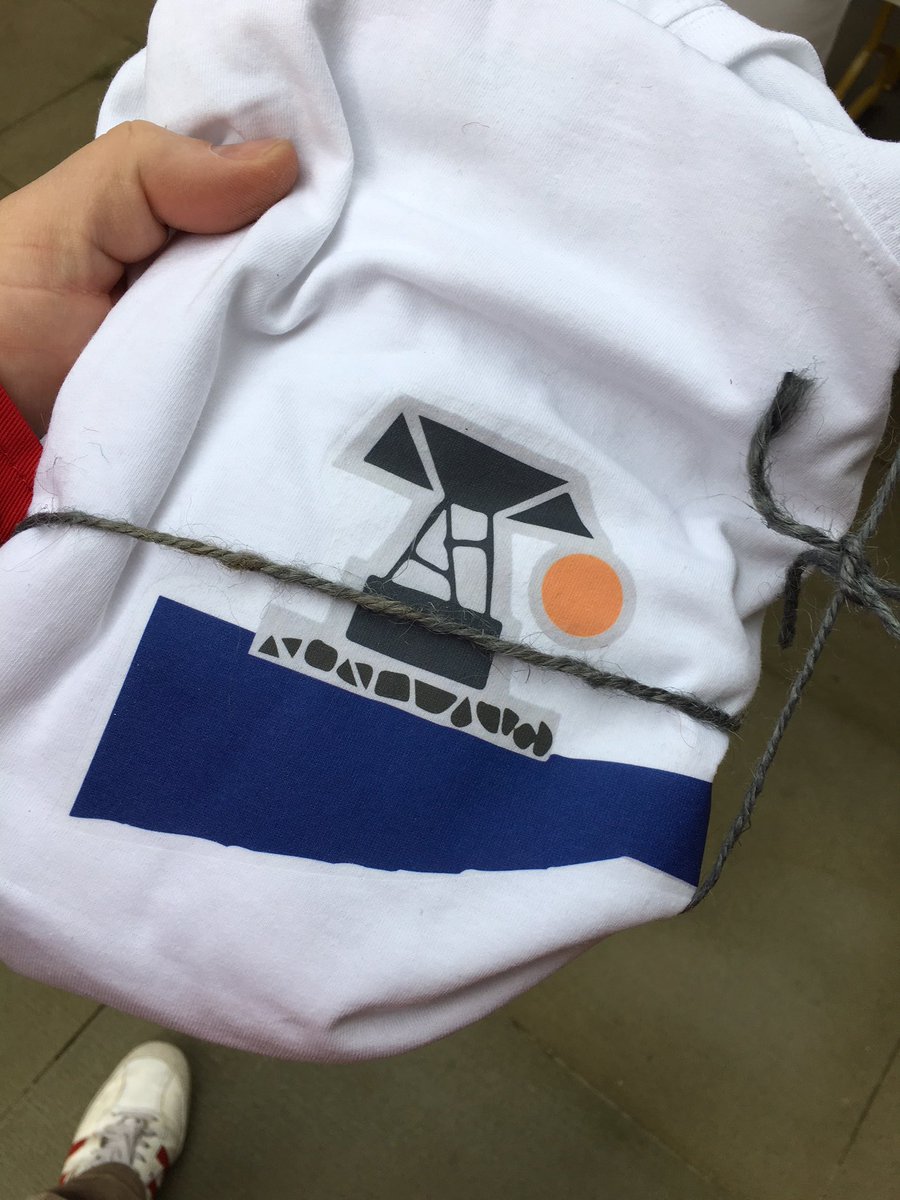 Check out the t-shirts with the Launch on it #YoungUrbanists #Sunderland @22sheds