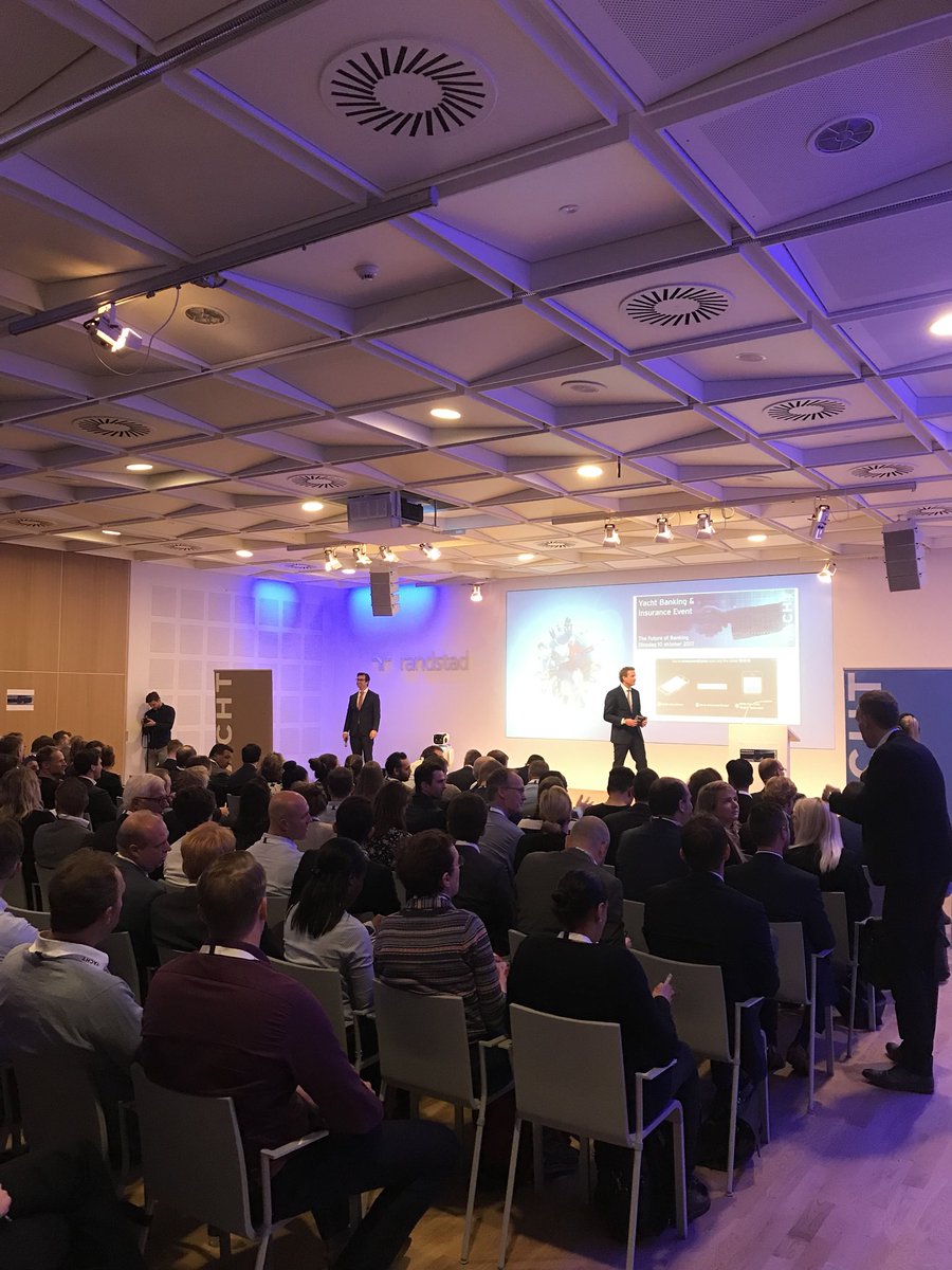 erwinkoenderman's tweet image. Begonnen! Het eerste #yachtnl banking&amp;amp;insurance event, over robotisering gesproken ...