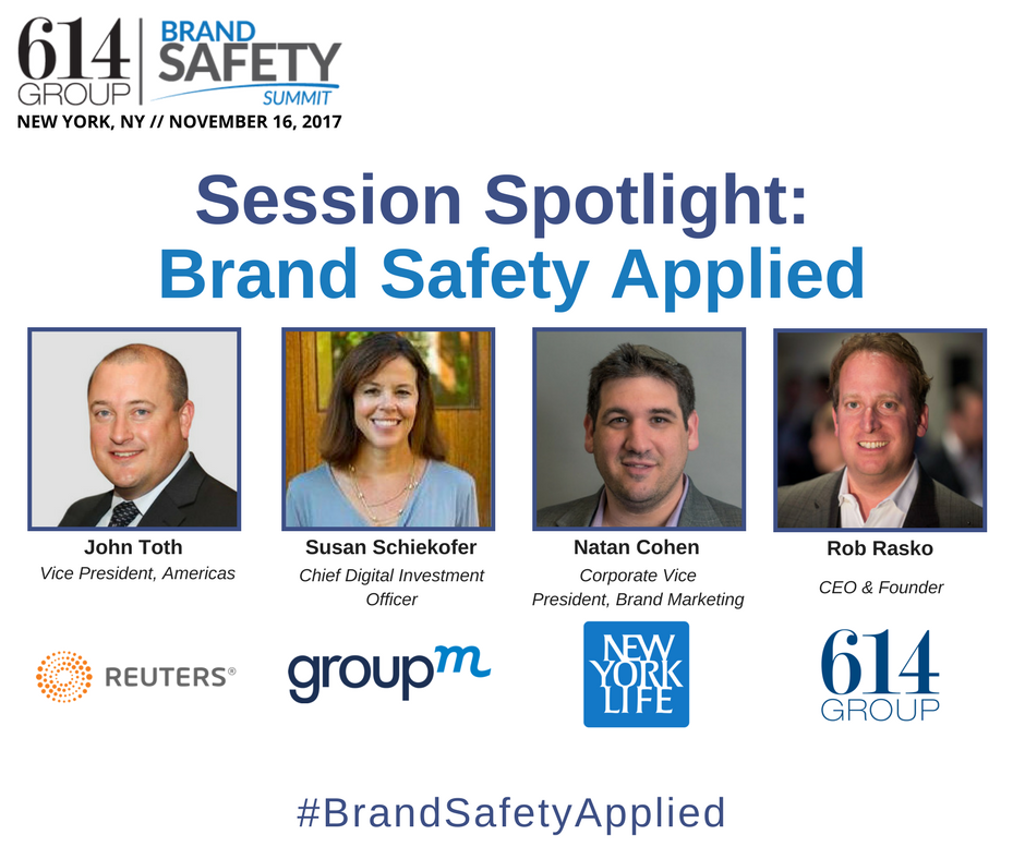 614group's tweet image. Don't miss @johnmtoth79 @SusanSchiekofer @natesriffs and @614GroupRob at the #BrandSafetySummit on 11/16 bit.ly/BSS1117