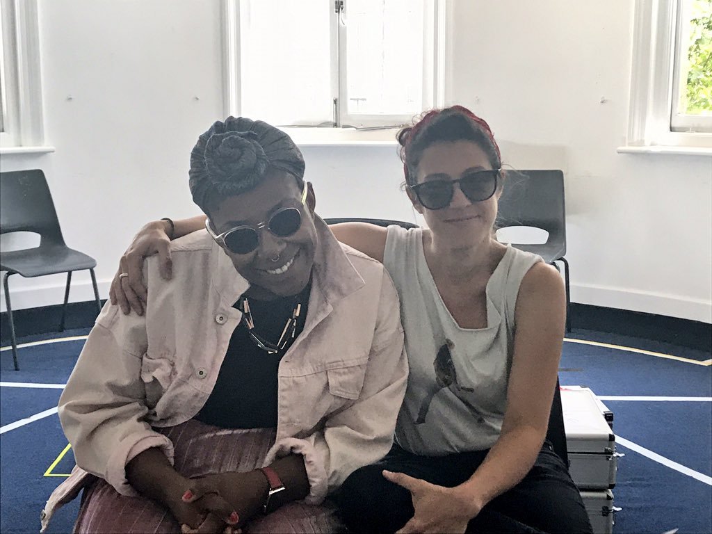 tiatafahodzi's tweet photo. #stagemanagementday big ๐tf love๐ to our 2017 SMs #mixedbrain SM #MarthaMamo and #goodtiata SM #NaomiBBrooks https://t.co/6kTe4oSlJY