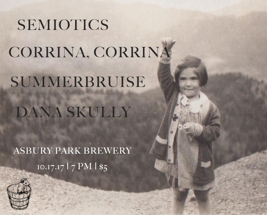 aftermathcoll's tweet photo. [NEXT WEEK] 10.17.17 at @APBrewery 
@Semioticsband @Corrinacorrina5 @summerbruise69 #DanaSkully
TICKETS: https://t.co/bsGiUdp0P8 https://t.co/yBKWeYe3cG