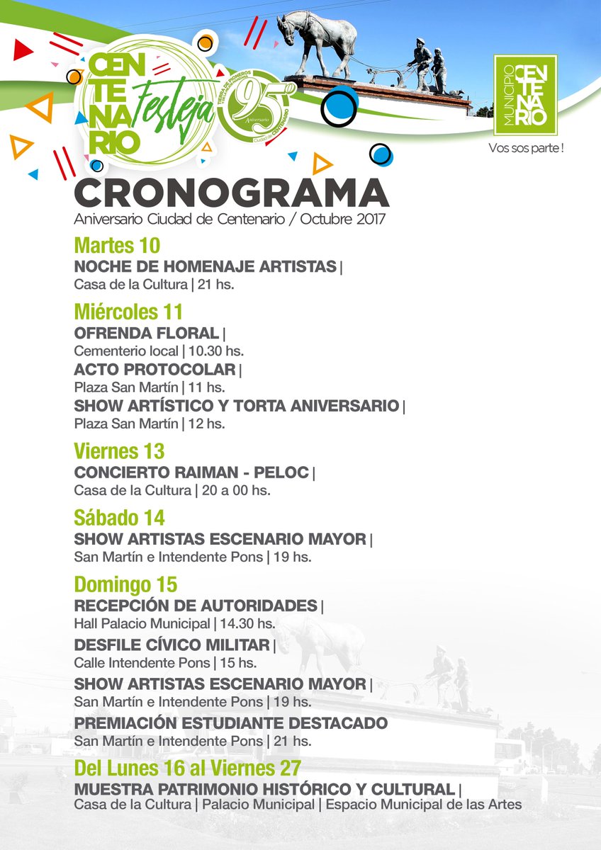 Municipio de Centenario tweet media