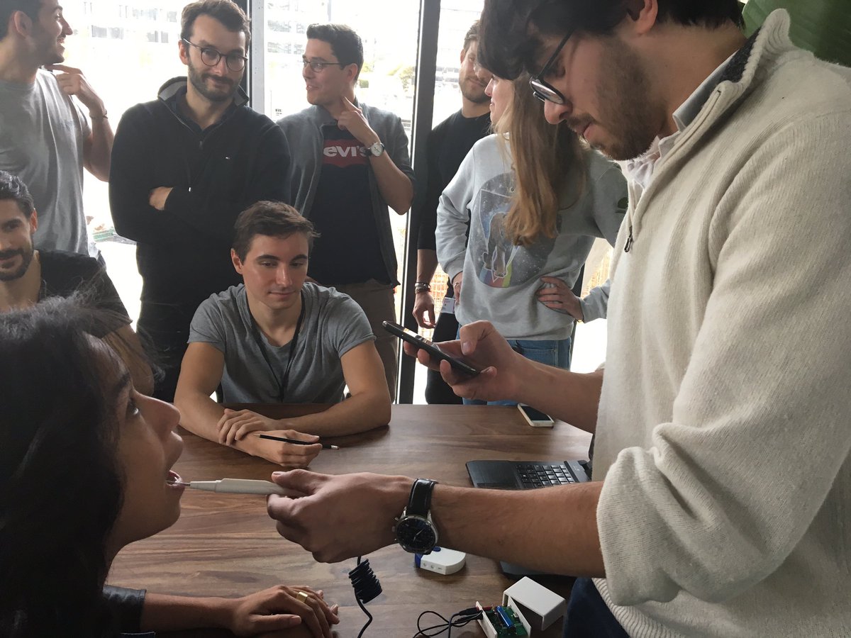 marinewetzel's tweet photo. You've already tested your audition, your sight, but have you ever tested your taste? #MyRobotics #startup #FoundersProgram #STATIONF https://t.co/cyzG2wvvJv