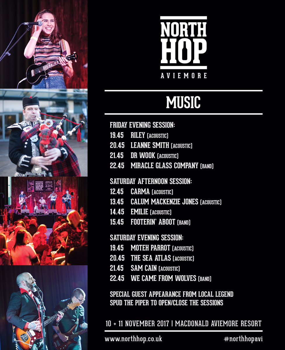 #northhopavi MUSIC...

Saturday Evening: <a href="/MotehP/">Moteh Parrott</a> <a href="/TheSeaAtlas/">The Sea Atlas</a> <a href="/samcain02/">Sam</a> <a href="/WCFWmusic/">We Came From Wolves</a>

<a href="/spudthepiper/">spud the piper</a>

TICKETS: northhop.co.uk/festivals/avie…