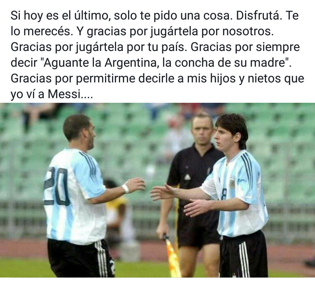 Si hoy es el último, no quería dejar de decir esto....