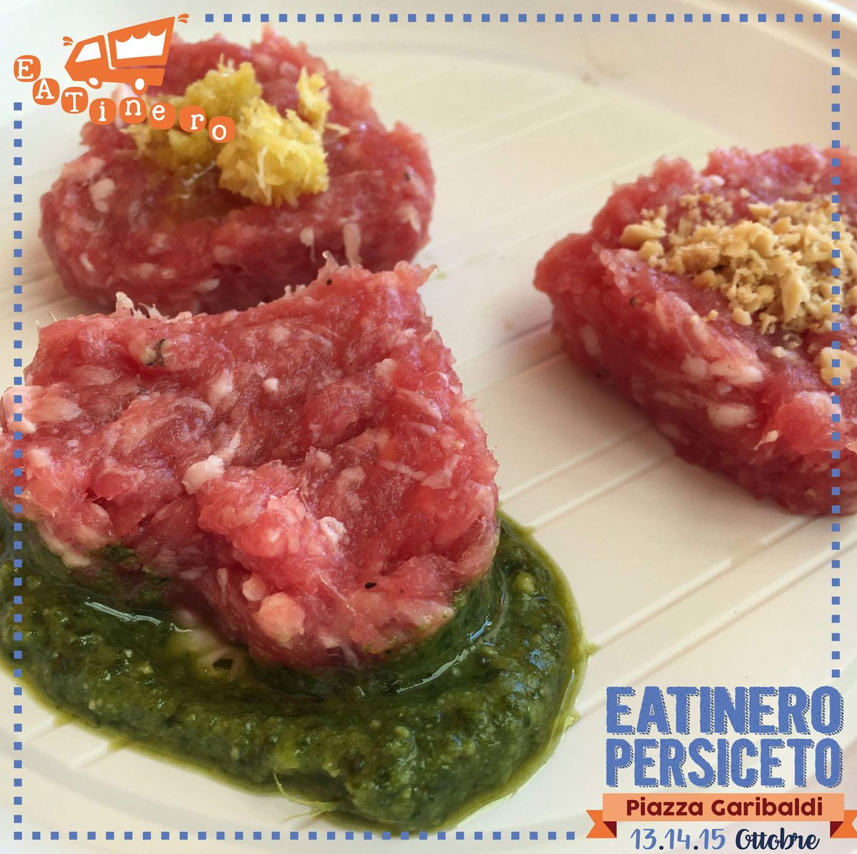 A #EatineroPersiceto le eccellenze arriveranno da tutta Italia e non potevano mancare i #Brambù  con la #salsicciadibra 😋 #cibodistrada