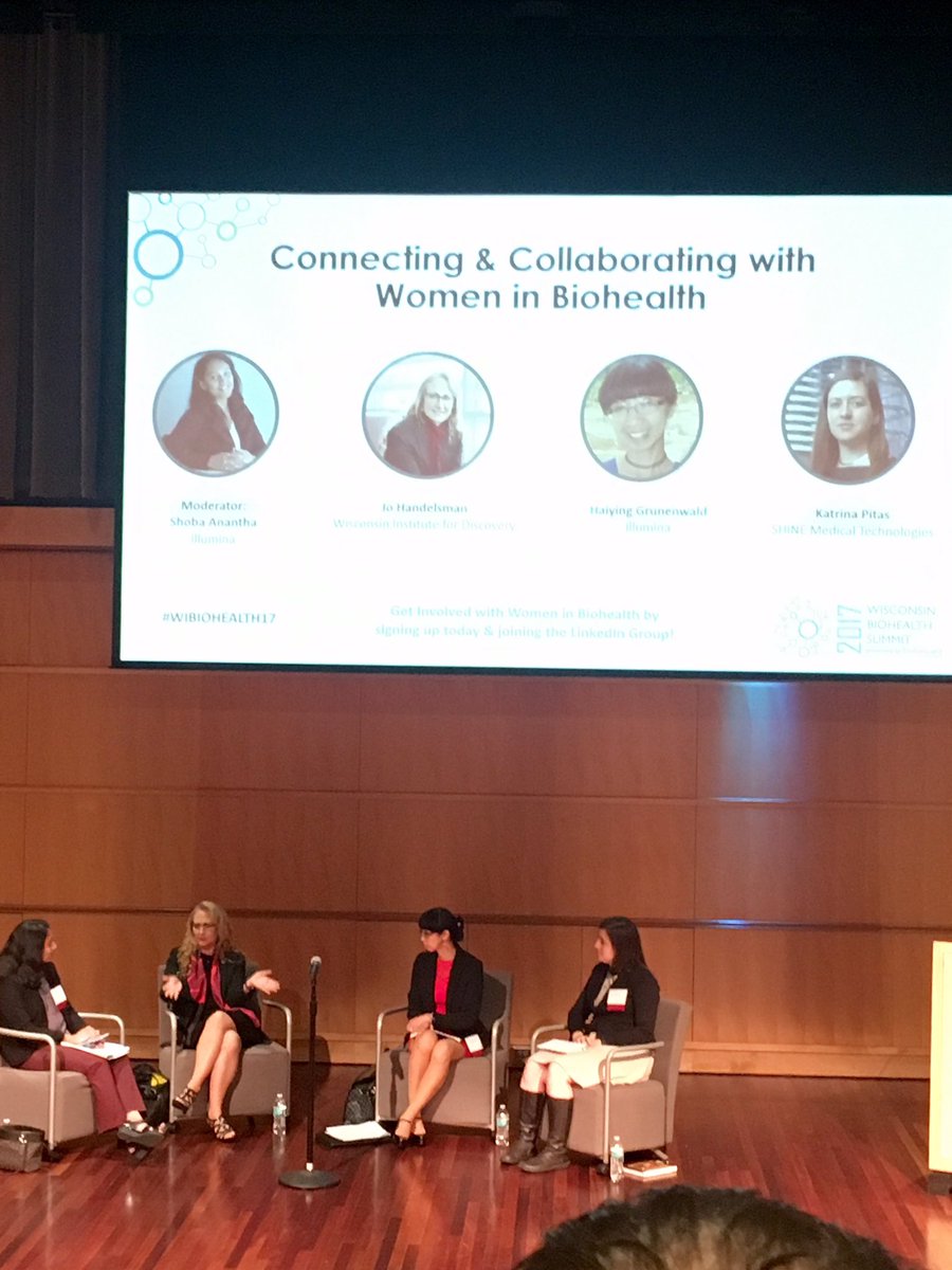 DohmenCompany's tweet photo. Inspiring advice from great female leaders in our industry @BioForward #WIBiohealth17 https://t.co/Uxlrm3frcV