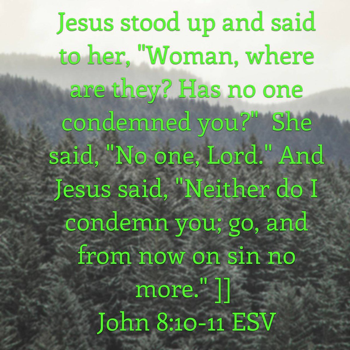 DEFriendsChurch's tweet photo. The last part is most important. Jesus showed grace and told her to sin no more. He didn't tell her to go back to adultery. #context https://t.co/6Y61gzk2rx