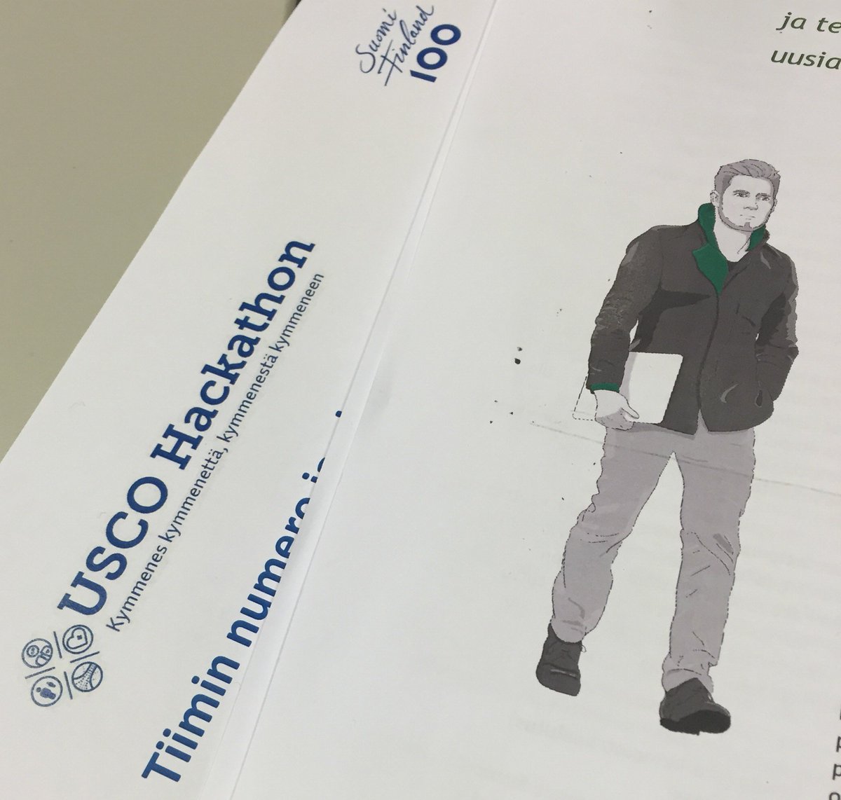 linhtamminen's tweet photo. Hacking Joni's life #uscohack #kokeiluviikko #Suomi100 https://t.co/LlTkn1rNaG