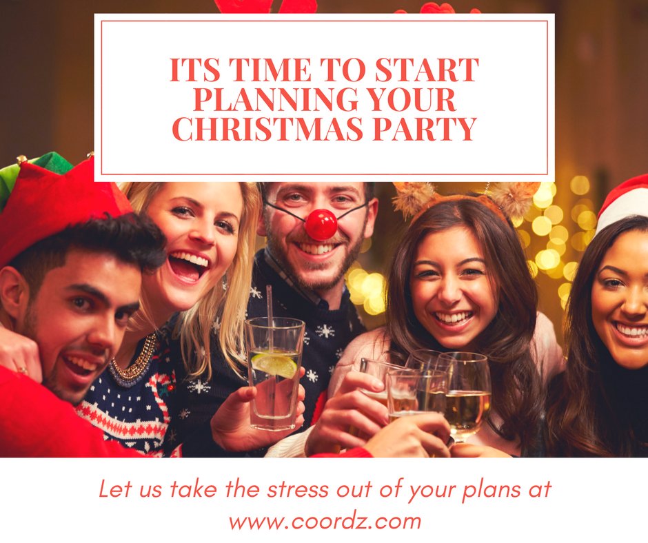 Feeling stressed with planning your office Christmas Party? Visit coordz.com #ChristmasParty #ChristmasPlans