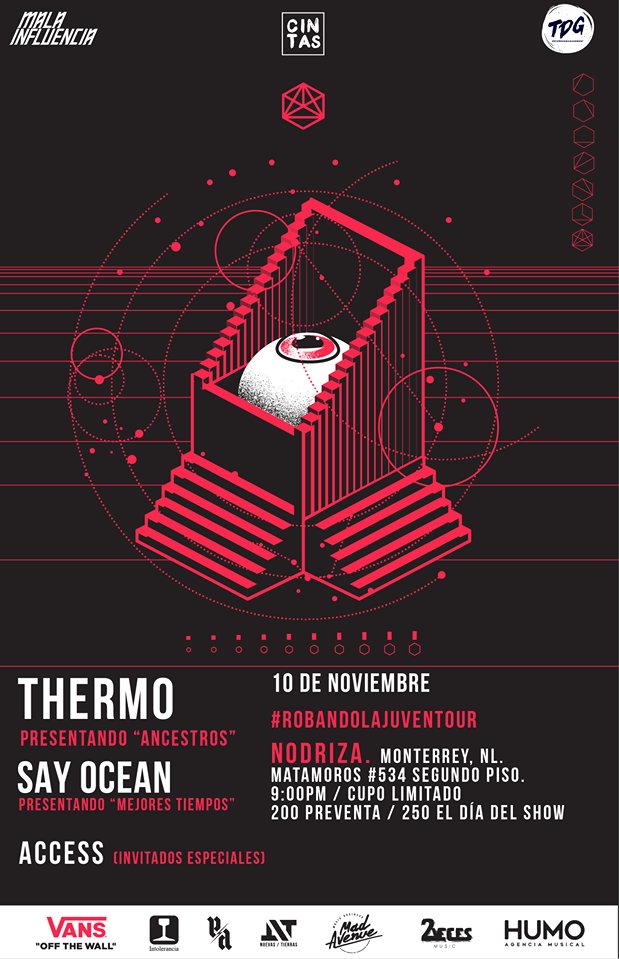 VIERNES 10 DE NOVIEMBRE - #RobandoLaJuventour en <a href="/NodrizaEstudio/">Nodriza Estudio</a> | Lineup: <a href="/ThermoBand/">Thermo</a>, @SayOceanBand y @AccessBandMx