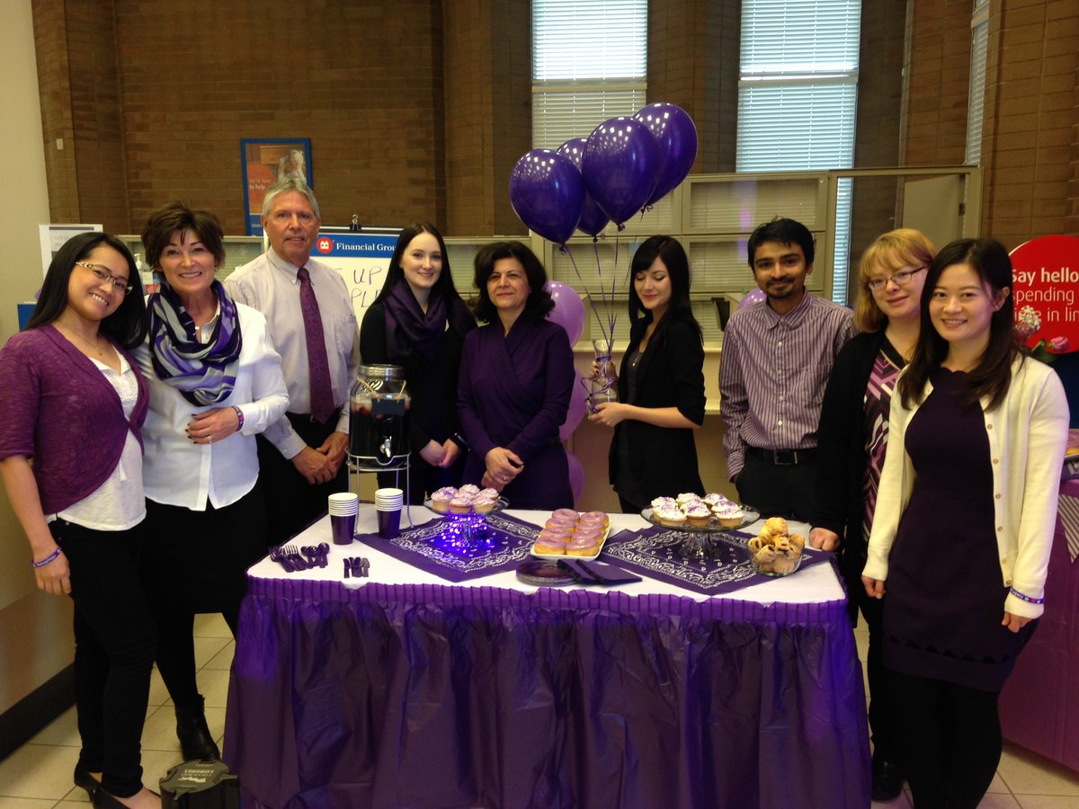 #lightuppurple <a href="/samillig/">Shirl Milligan</a> samillig <a href="/bmobonner/">Michael Bonner</a>. Light up Purple, Whitehorse, YT #wethe north