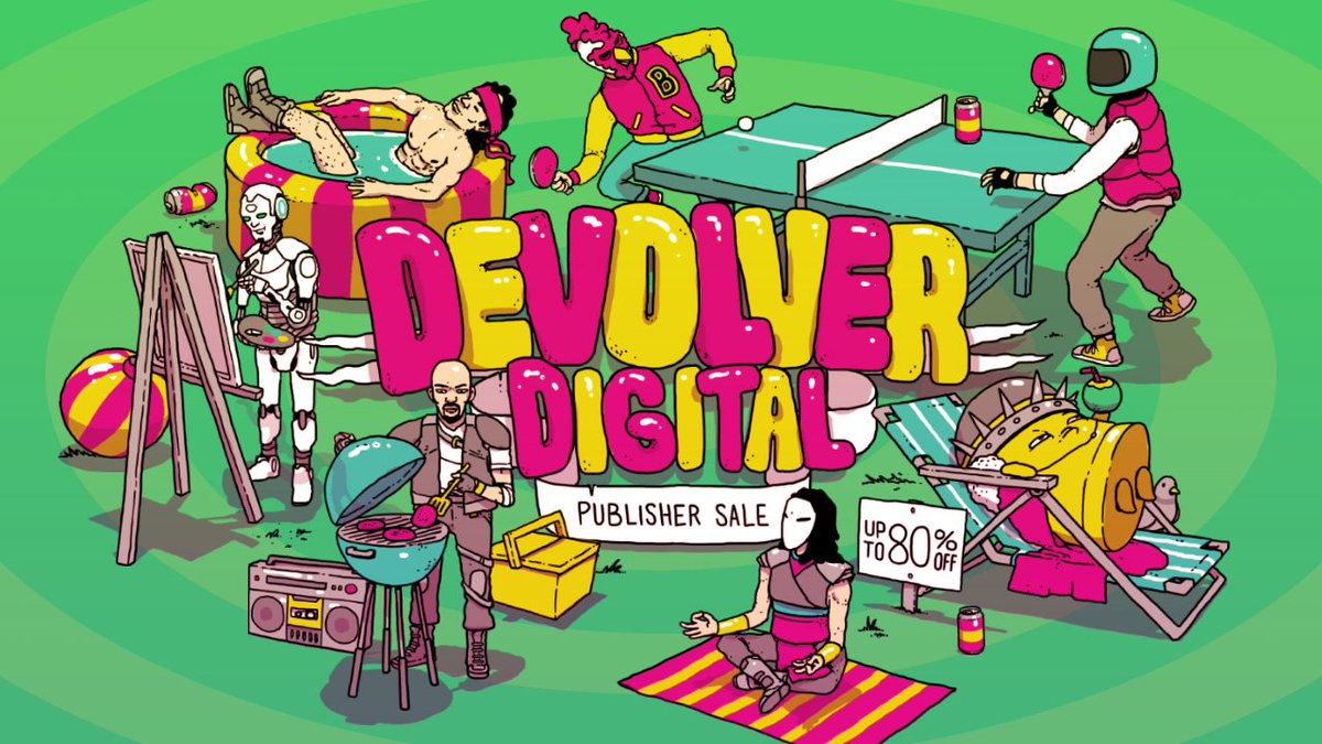 The Devolver Digital Sale is live on <a href="/PlayStation/">PlayStation</a> Store (SIEA Region) with fantastic discounts on our finest games! goo.gl/3Zy9gB
