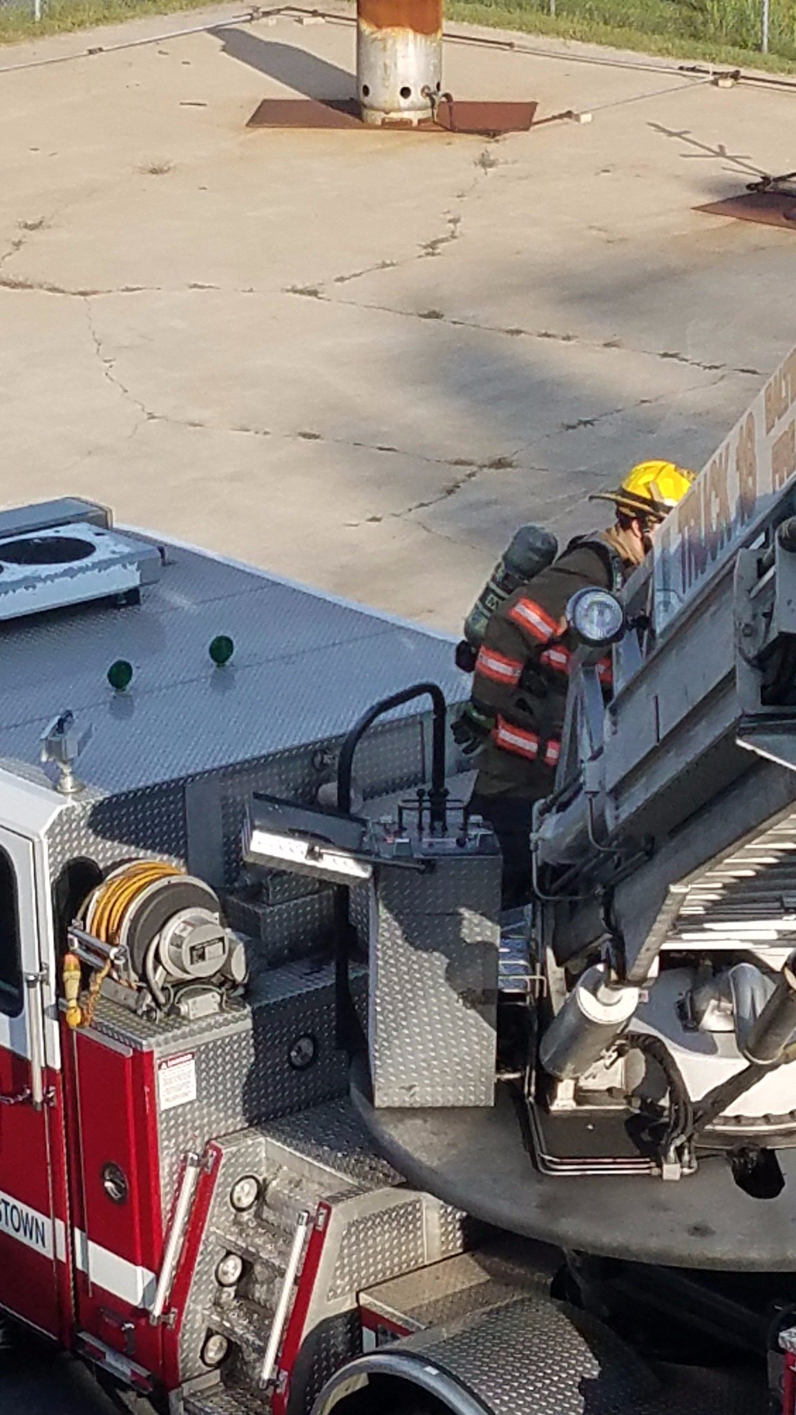 Baltimore County FRA on Twitter "Truck turn in process and firefighter