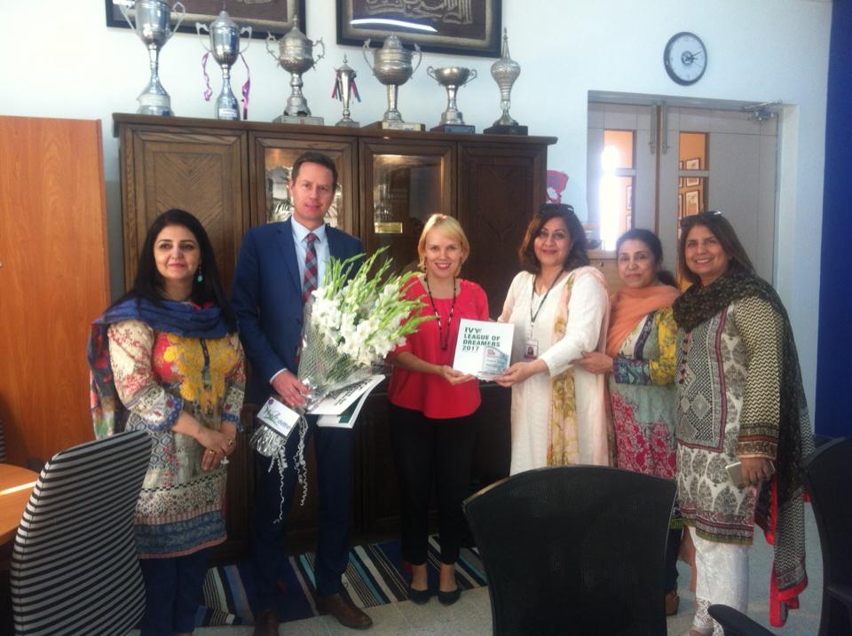 Train2Impact's tweet photo. Productive day hosting @koulu_group in #Islamabad meeting @froebelsSchool ,#RootsIVY #rockville. Exciting projects ahead! https://t.co/s8aQ6HG7jC