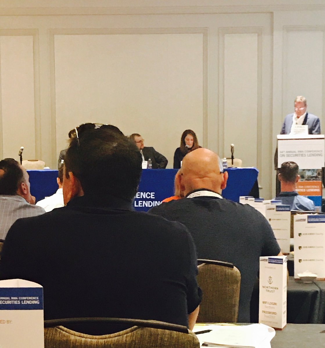 SLTjustin's tweet photo. Nancy Allen @DataLend speaking on the @RMASecLending panel covering the state of the market #RMA2017 https://t.co/t5LAl4Eg0h
