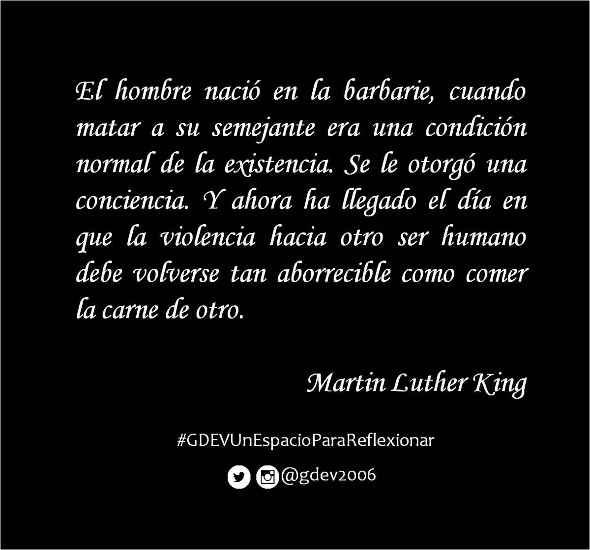 gdev2006's tweet image. #GDEVUnEspacioParaReflexionar