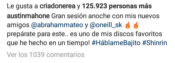 Videoclips_AM's tweet photo. ¿Hay colaboración con @AustinMahone?😱 Austin nos ha adelantado que es uno de los mejores trabajos que ha hecho!😆 #HáblameBajito https://t.co/fhmzRsbUjA