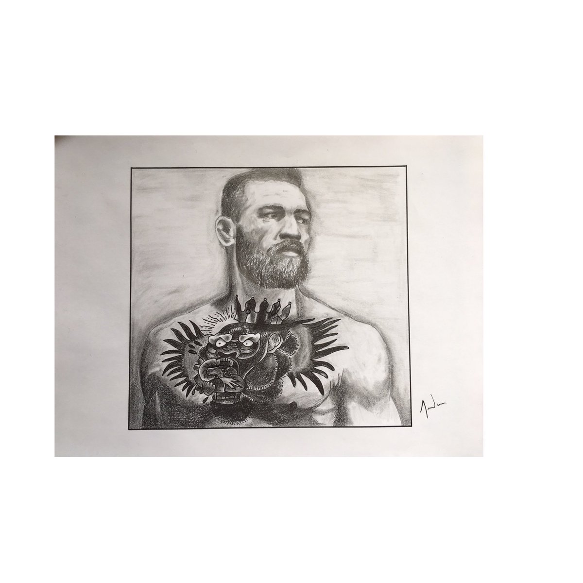 thedrawguy7's tweet photo. Portrait of @TheNotoriousMMA @ufc 
Thx to follow and rt !! 

#portraits #drawings #Pencildrawing #ConorMcGregor #Mma https://t.co/H6ryBrq2V3