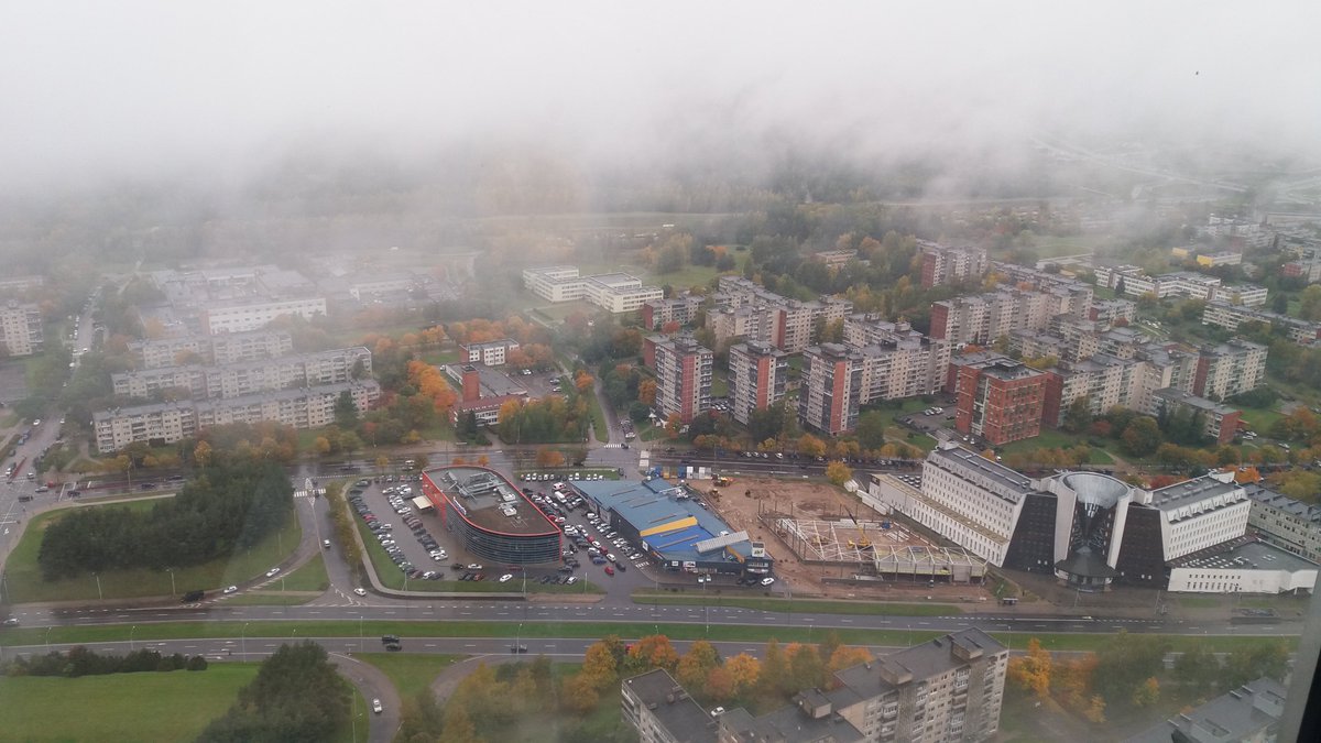 CatalinaElena28's tweet photo. View of #vilnius  #snipiskes from #tv #tower @SHU_Atelier3 https://t.co/o2zjj66hOI