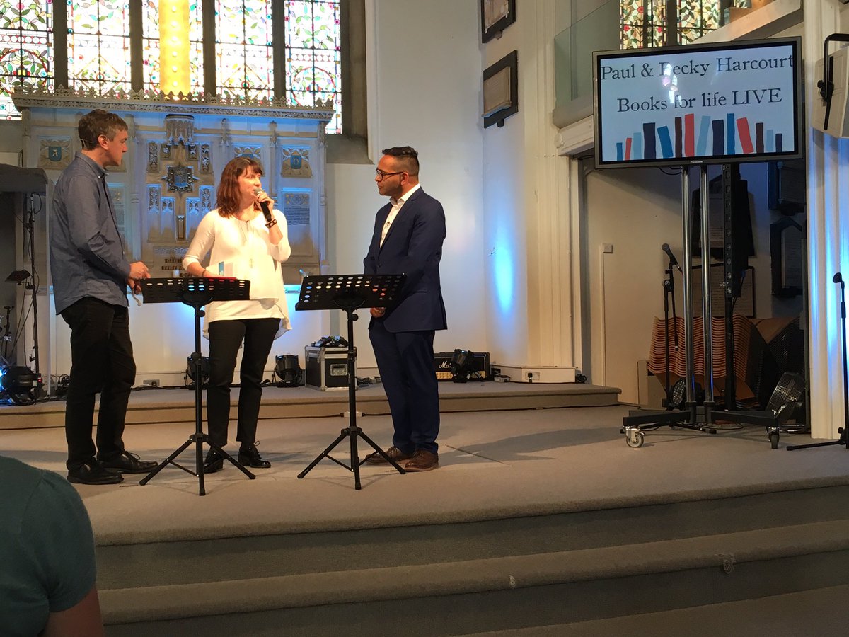 jacksonwendyj's tweet photo. Very moving to hear #BeckyHarcourt speak from the heart &amp; @paulharcourt encourage us to step out of the boat #sharedprayer @thehayeskenley https://t.co/epffEgByaL