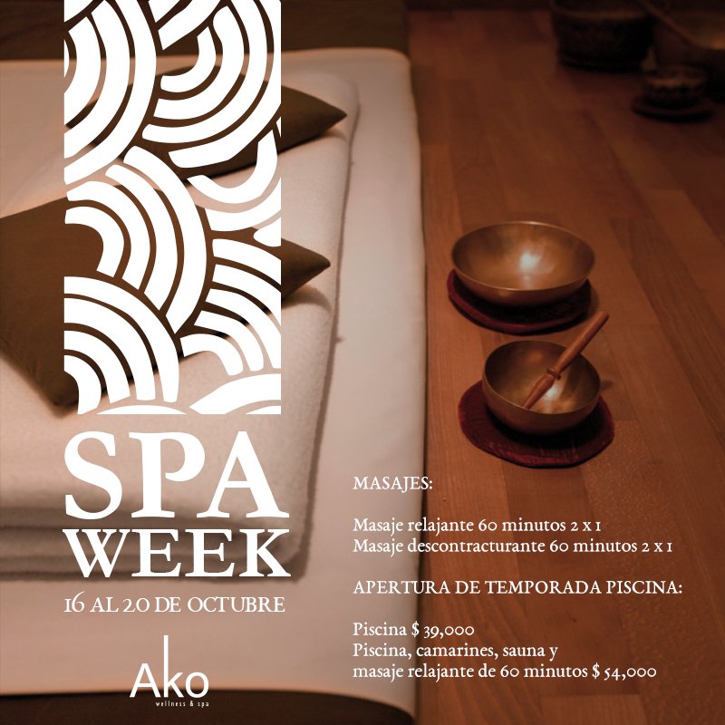 Desde el 16 al 20 de octubre: Spa Week en AKO, cupos limitados!
From October 16th to 20: Spa Week in AKO!
mostg-ako@mohg.com +56 2 2950 3212