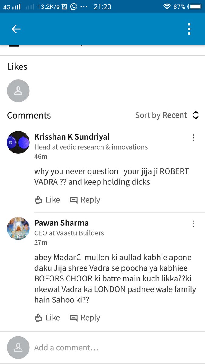 SanjDeep7's tweet image. See, Langaughe of #ModiSupporters. Now they are active on #LinkedIn after #twitter and #facebook.

#PadhegaIndiaTabhiToBadhegaIndiaWithModi