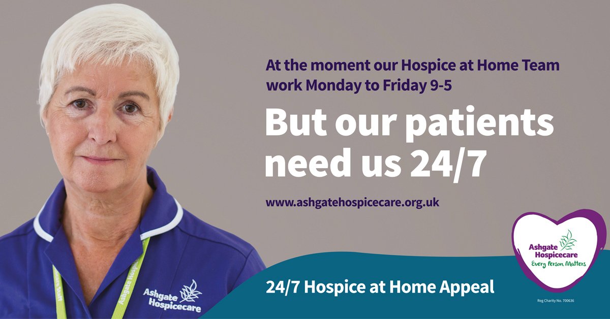 Please support our new 24/7 Hospice at Home Appeal.

Learn more about North Derbyshire's Hidden Crisis here -> bit.ly/2xx1Uge