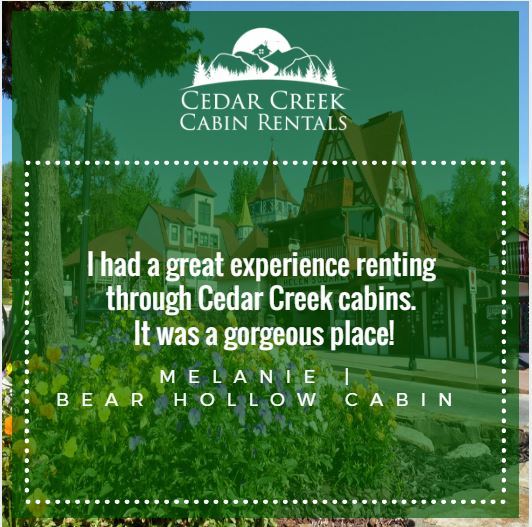 Cedar Creek Cabins On Twitter Bear Hollow Cabin It Was A