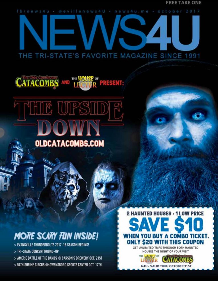 New month, new MAG! This month's got ALL you need to know about The Olde Courthouse Catacombs/The House of Lecter, plus a $10 OFF coupon!