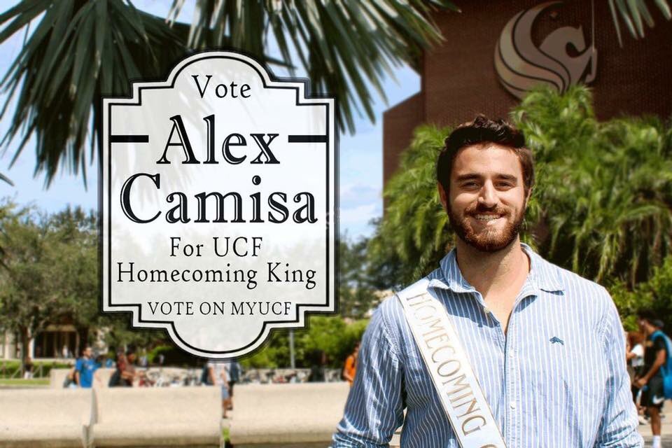 UCF Knights! <a href="/BetaUCF/">Beta Theta Pi - UCF</a> brother Alex Camisa has been nominated to run for this year’s Homecoming King... (1/3) #SupraStrong ❤️💙💛🎗 #UCF