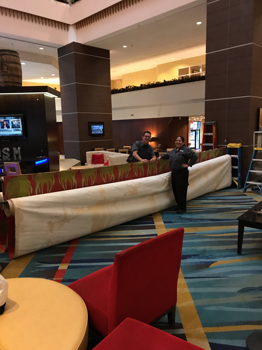 WorldFoodPrize's tweet photo. Let the countdown to WFP Week begin! The Marriott in Des Moines is getting ready to welcome out guests from around the world! https://t.co/ydB8Zrv4oK