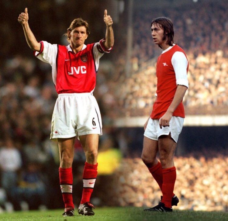 A big happy birthday to two Arsenal legends, Tony Adams and Charlie George. 