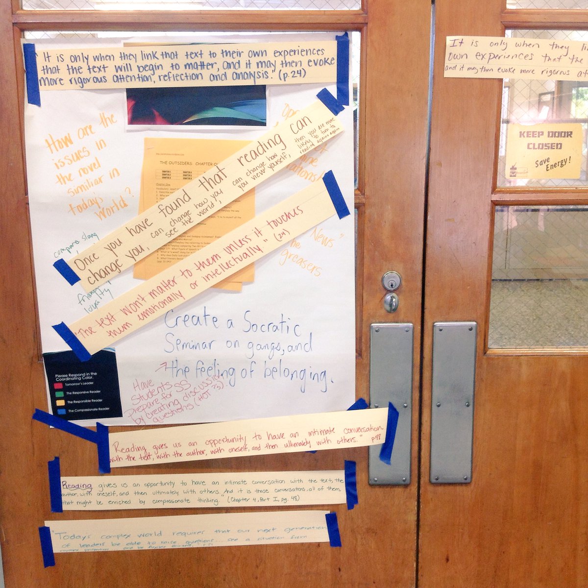 SREILAACPS's tweet photo. #AACPSAwesome reflection on how to #DisruptThinking by our ELA DCs! @KyleneBeers @BobProbst Helping us grow as leaders! @MD_ProfLearning https://t.co/GBrp23tVsG
