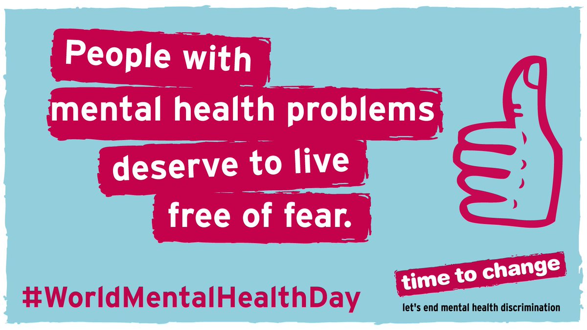 Together, we can break the silence and shame that still hangs around mental health in our society. Join the movement #WorldMentalHealthDay
