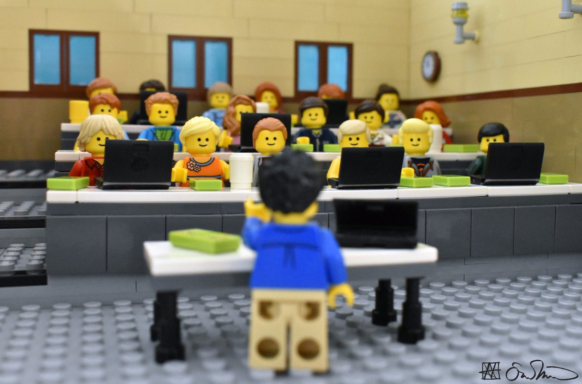 legogradstudent's tweet photo. Leading undergrads in a discussion about readings that he barely managed to skim, the grad student flagrantly abuses the Socratic method. https://t.co/n0DaA42q2g
