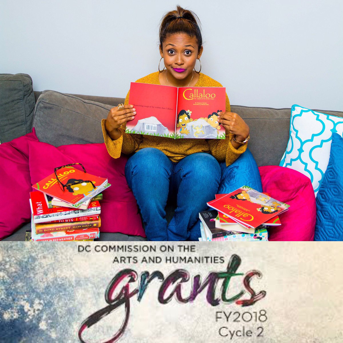 I am a 2018 @TheDCArts literary arts grant recipient for my children's series @CallalooTheBook #writer #childrensbooks #kidslit #caribbeanwriter #author