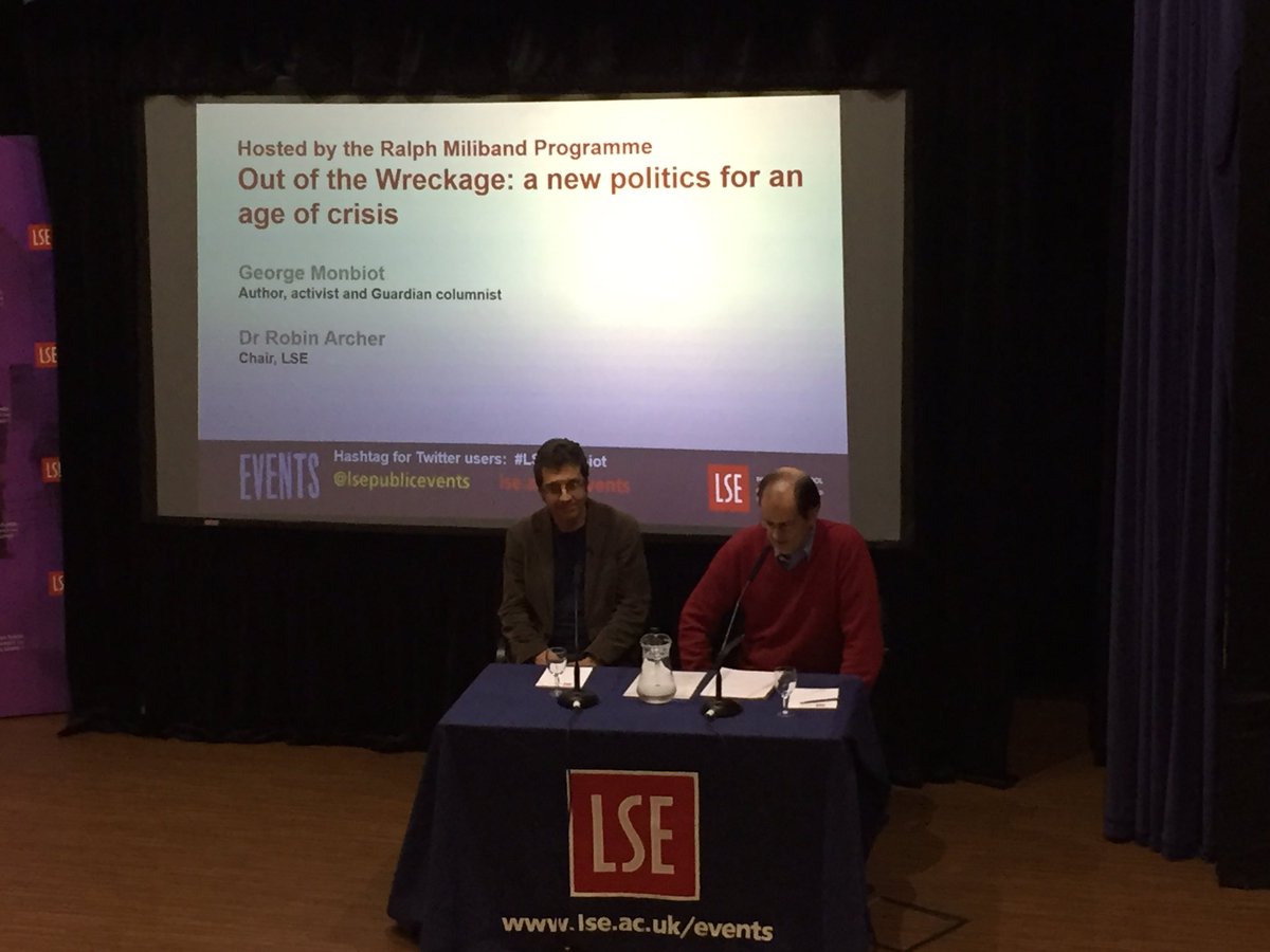 MTCarrots's tweet photo. His work raises many questions that we should find answers for, thank you @GeorgeMonbiot #LSEMonbiot https://t.co/1HjOzCRznM