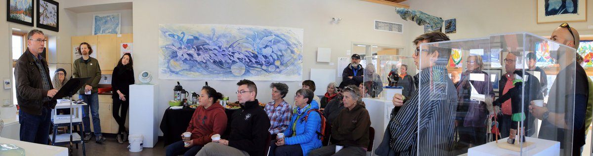 arthousecc's tweet photo. Thank you all for making this  season at Art House Carcross such a success. Here are some photos from Culture Days taken by Leslie Leong. https://t.co/EEPvZHoeEU
