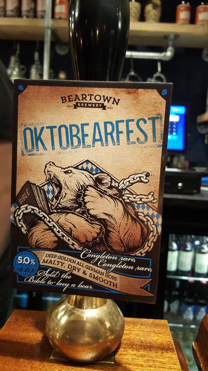 Good Locale beers <a href="/BeartownTap/">Beartown Tap Pub</a> Congleton today. Nice refurb too.