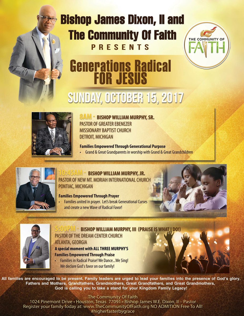 It's Momentum Time!
An Epic Day Happens Sunday. Please view Facebook Live message by Bishop D at 7PM tonight! 
facebook.com/BishopJDixon